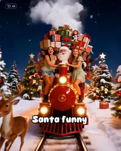 Funny santa ai