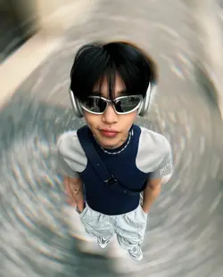 Radial blur effect