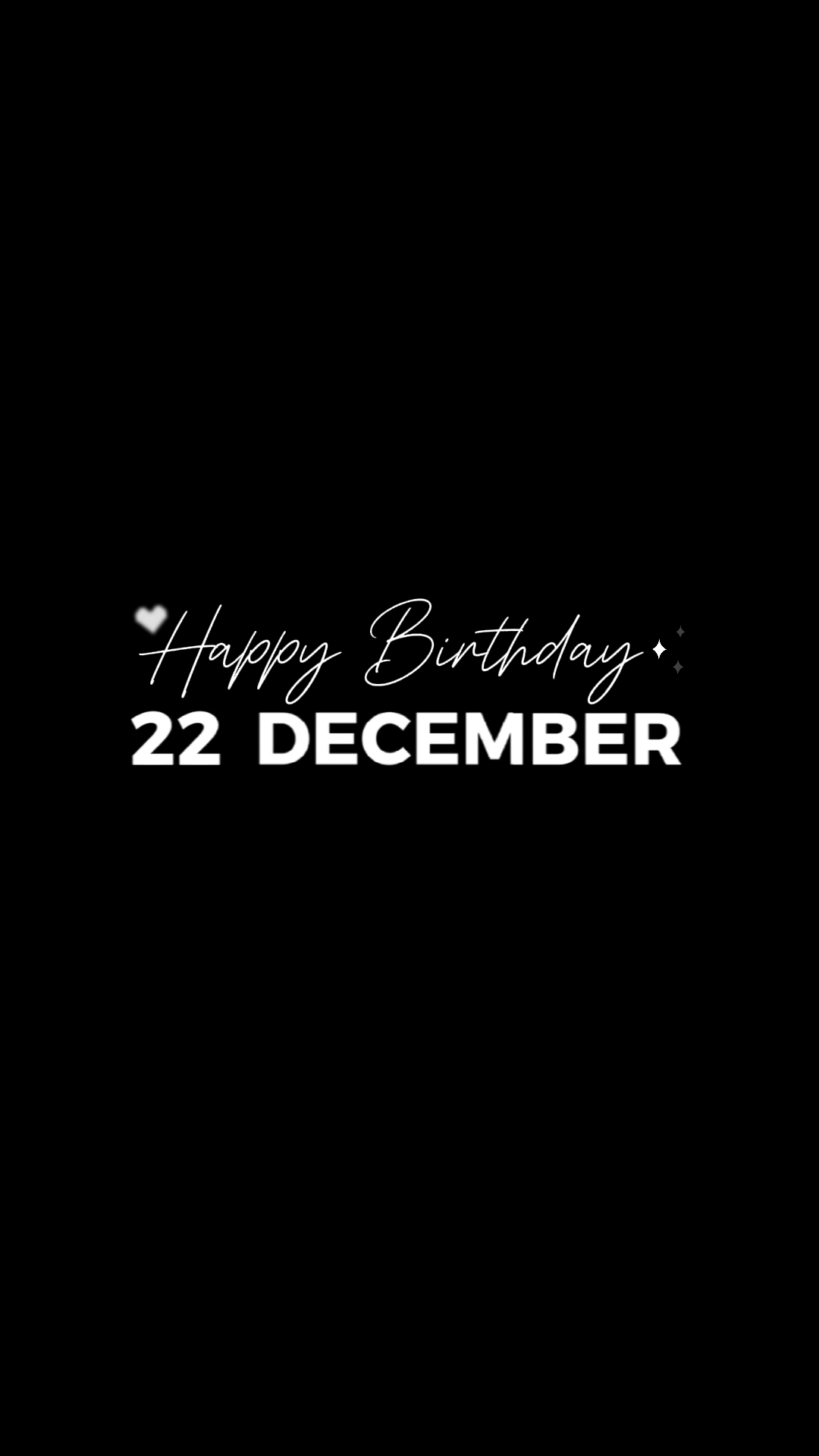 ANNIVERSAIRE DU 22 DÉCEMBRE