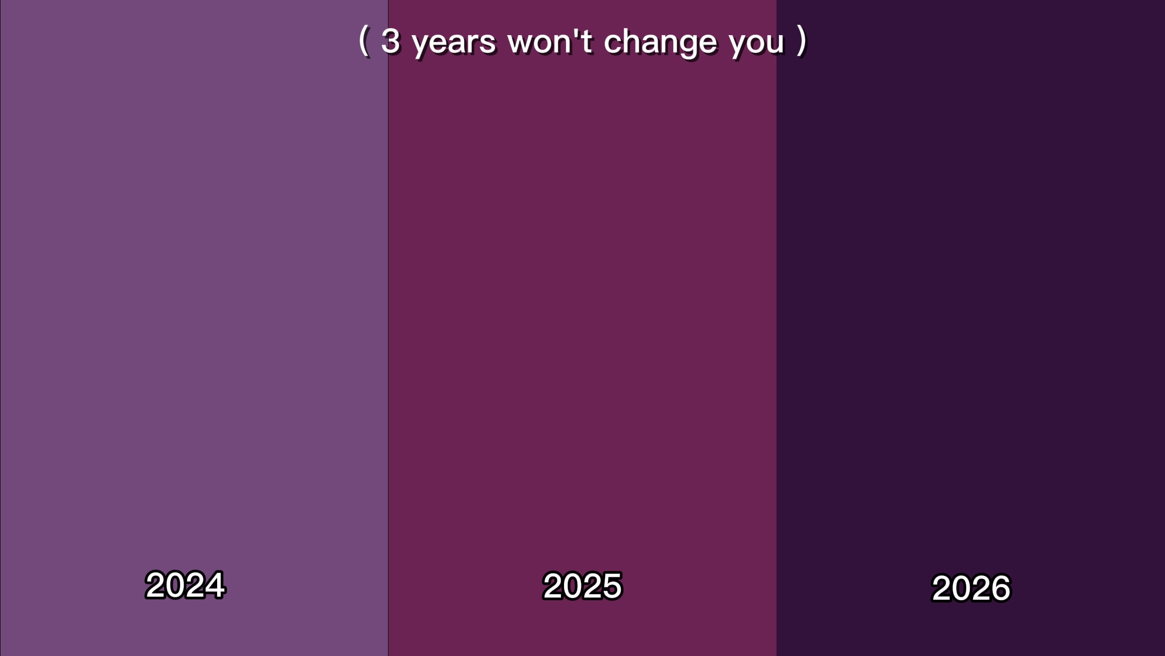 Changements de 3 ans