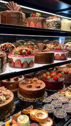 Vitrine de bolos
