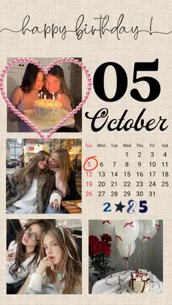 BIRTHDAY 5 OCTOBER