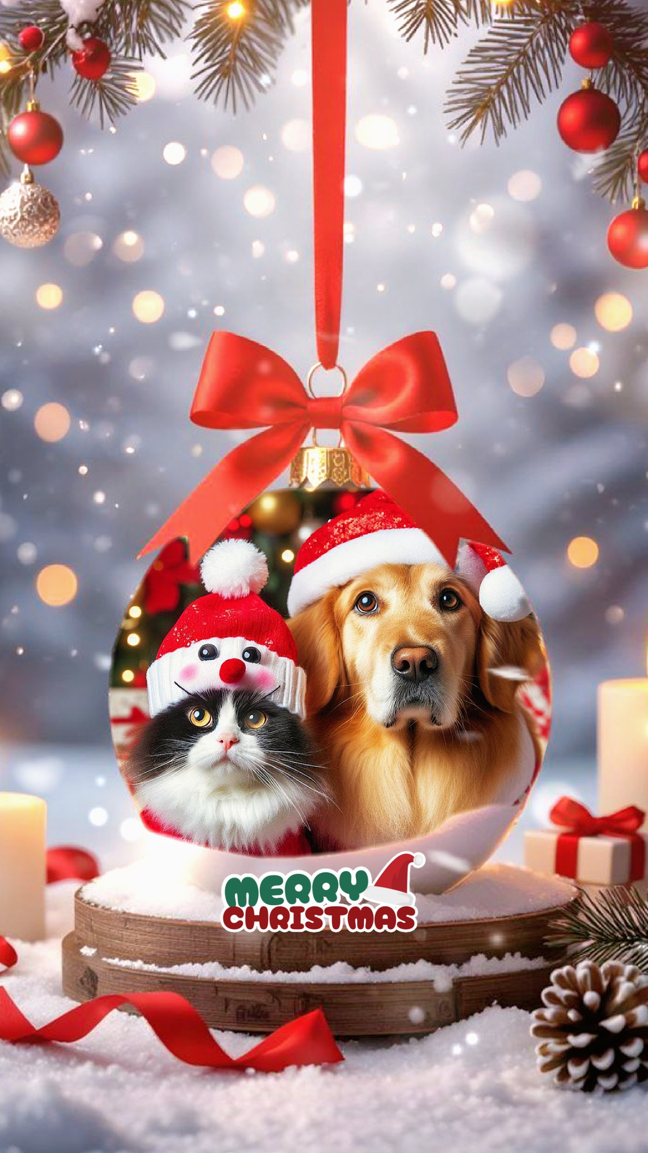 Weihnachten Haustier