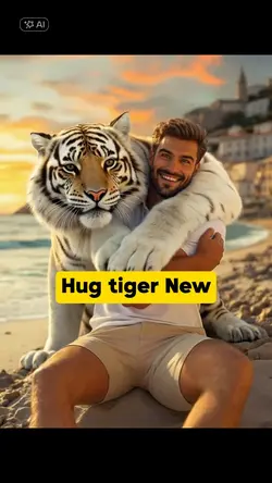 Hug tiger New