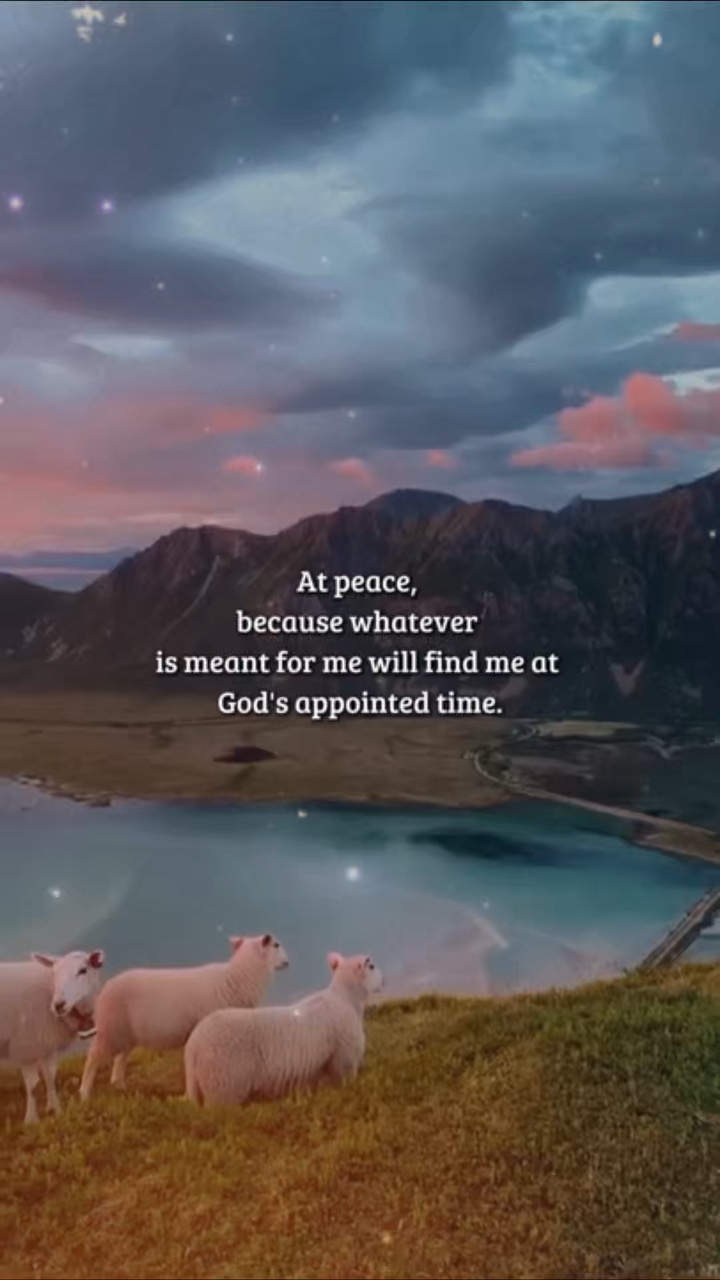 At peace