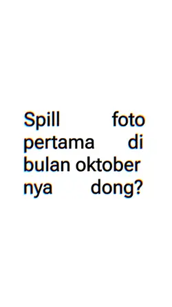 spill foto pertama