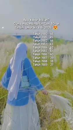 Trend Umur Gen 80an