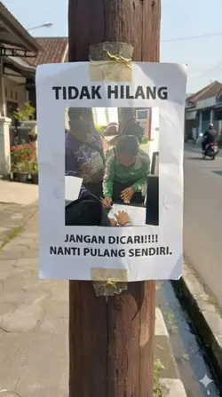 tidak hilang