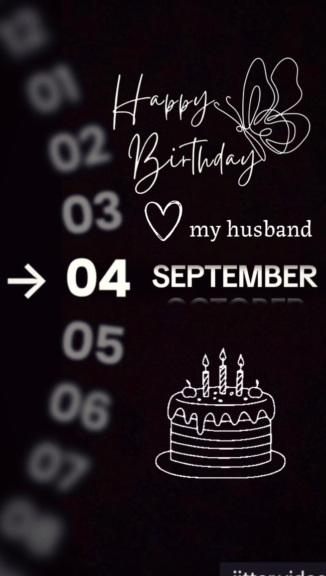 HBD ESPOSO 4 DE SEPTIEMBRE