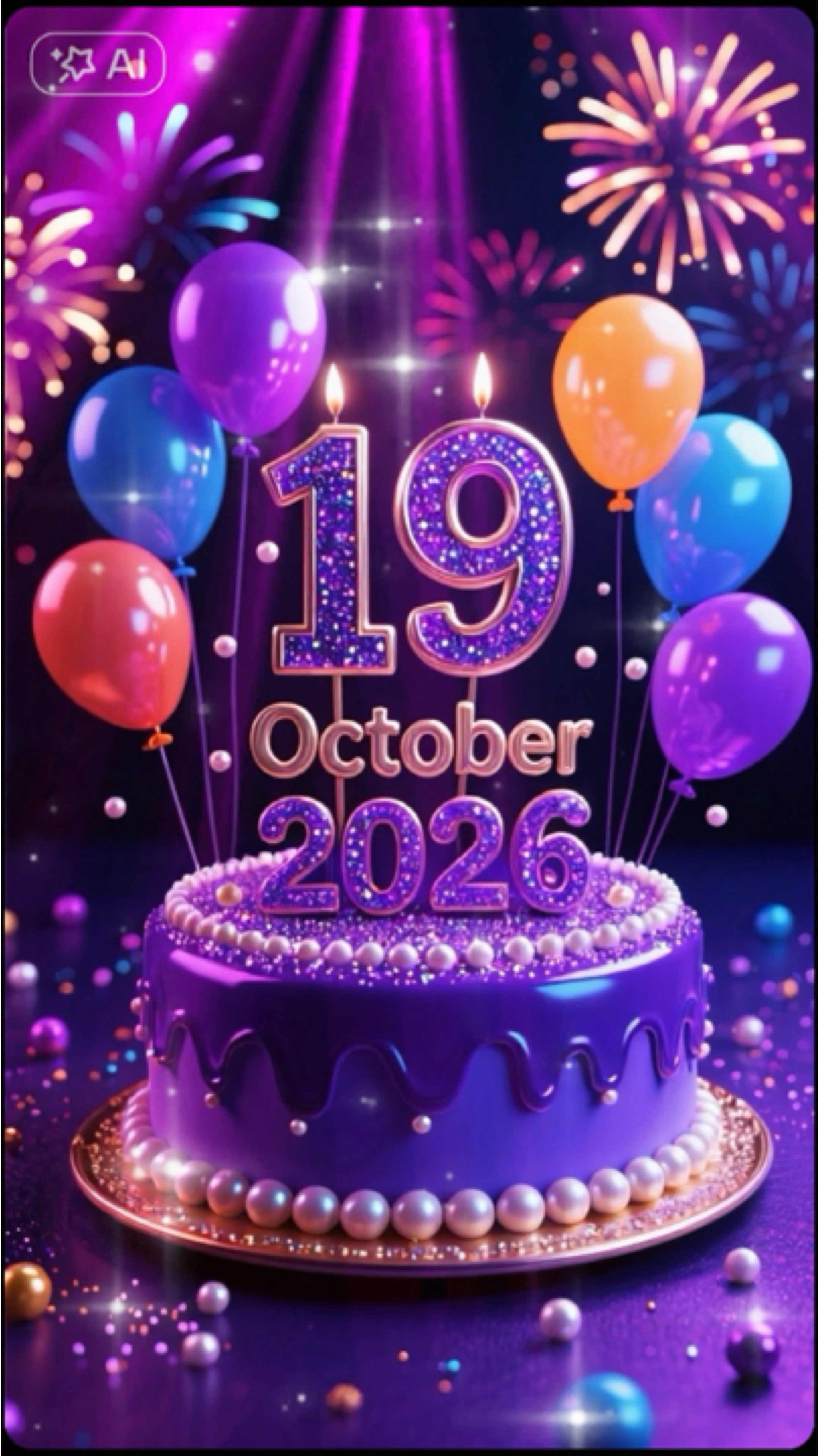 Feliz cumpleaños 19 de octubre de 2026