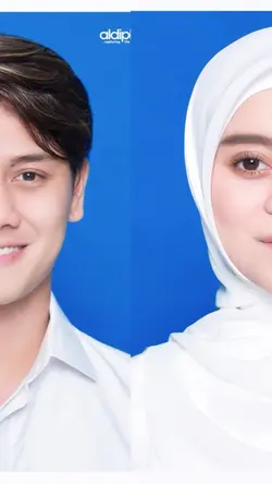 Foto latar biru