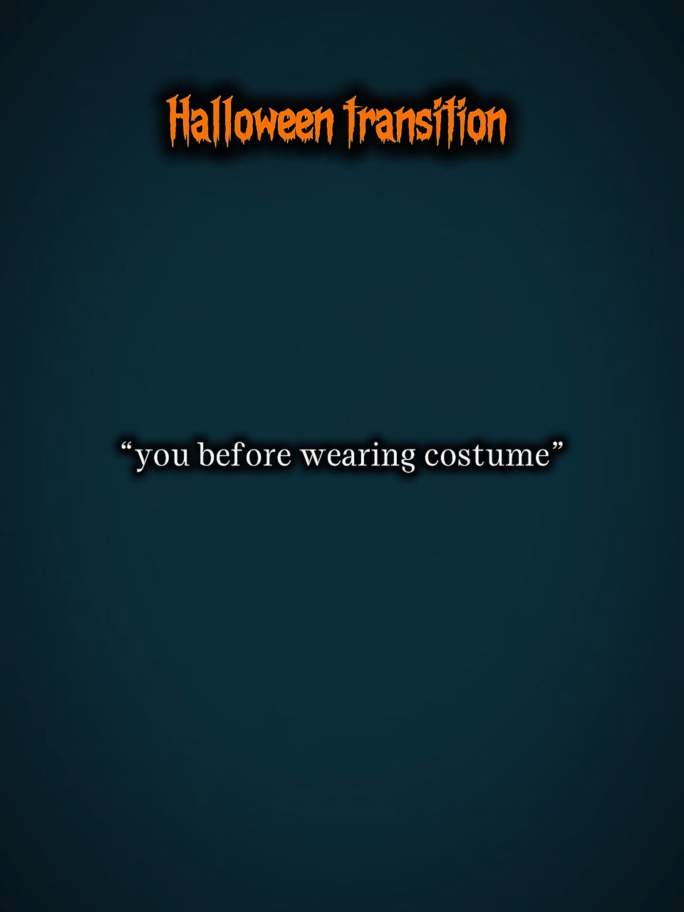 Halloween-Übergang
