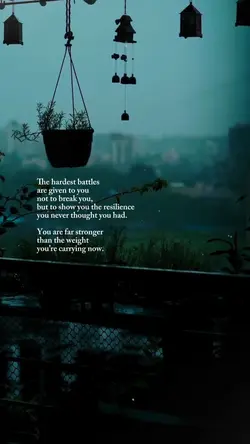 u are far stronger