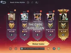 The game is on again