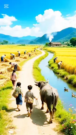 গ্রাম বাংলার দৃশ্য ০