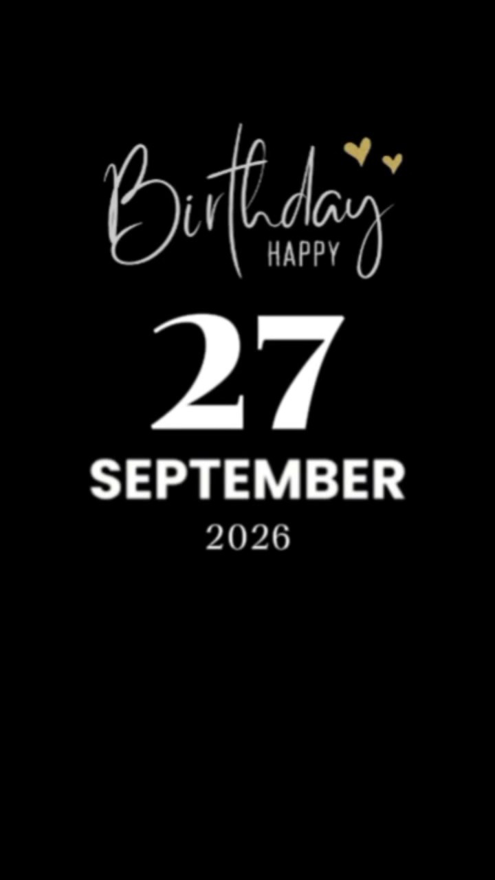 birthday27September