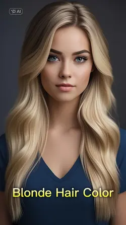 Blonde Hair Color Ai