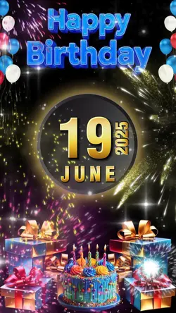 Birthday 19 June