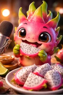 Dragon fruit asmr