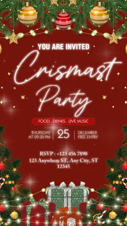 Crismast Invitation