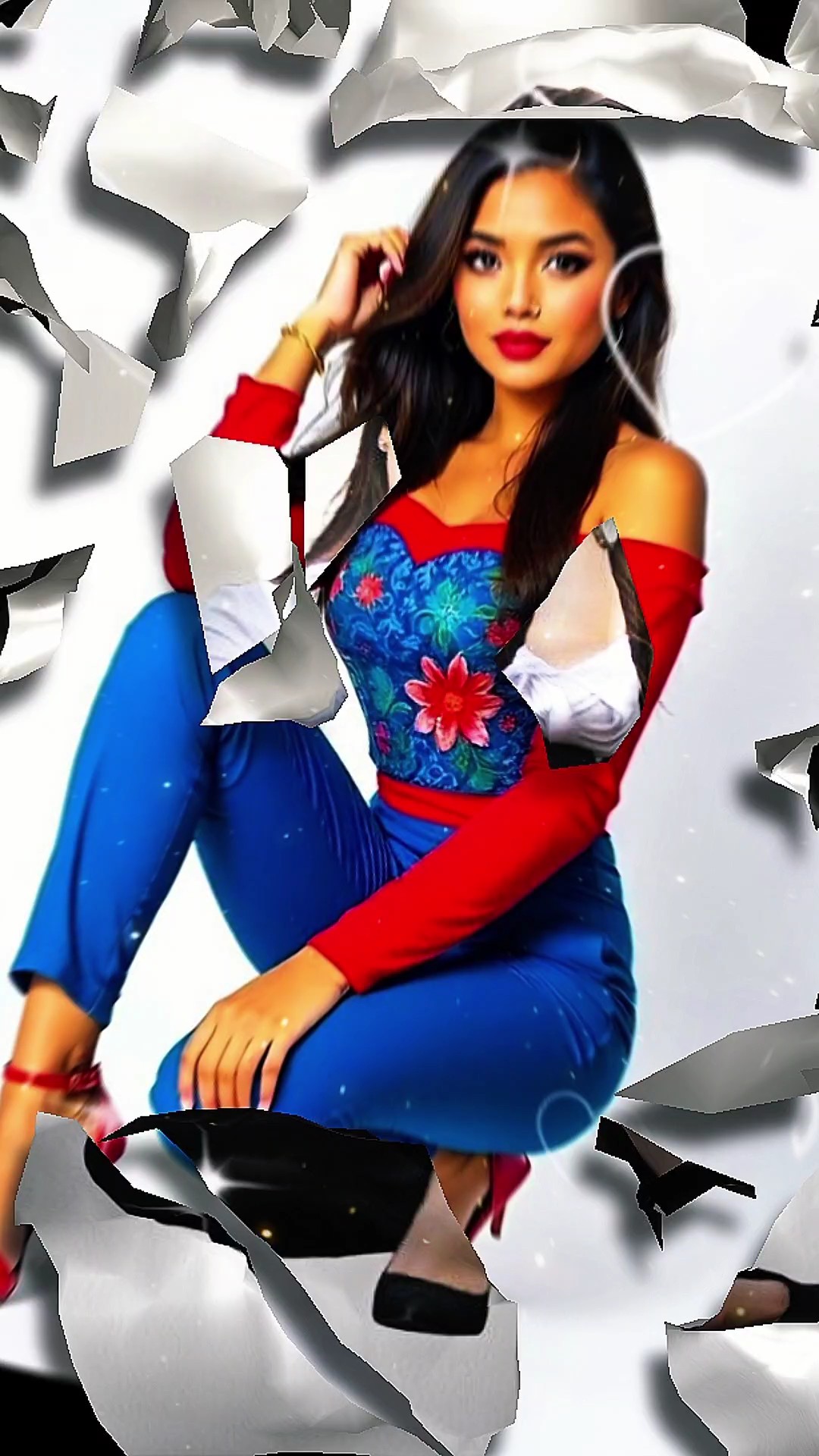 Collage in template