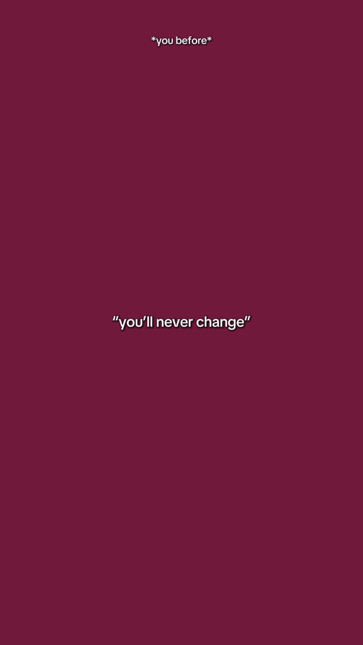 Vous ne changerez jamais