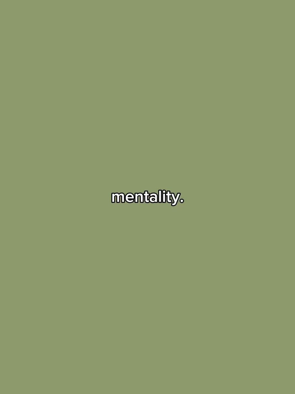 Mentality 