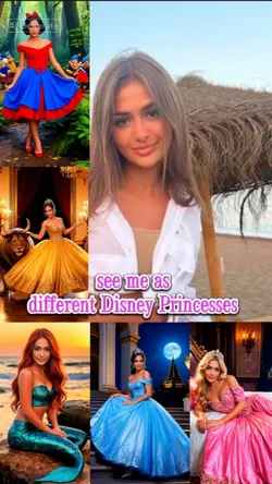 5 different princess