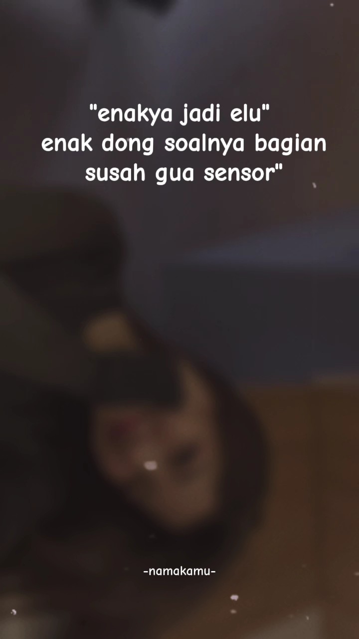 Susah gue sensor