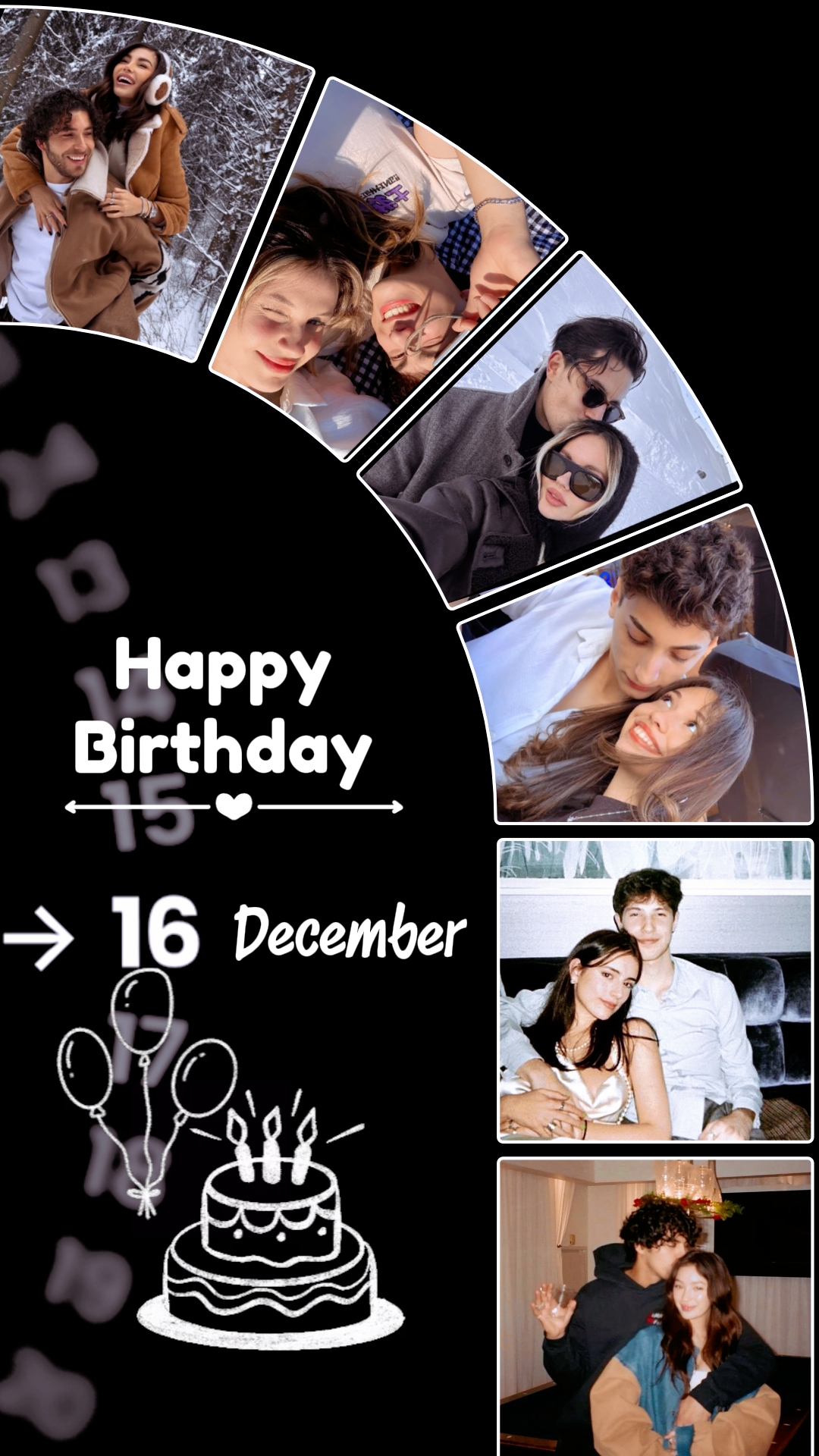 16 de diciembre Cumpleaños