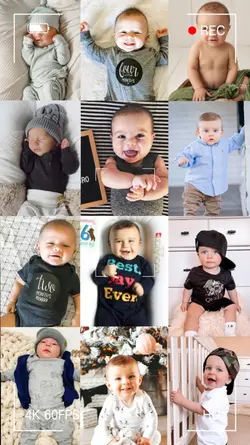 template ultah bayi 