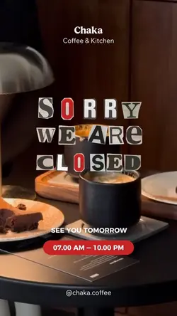 Sorry, We Are Closed