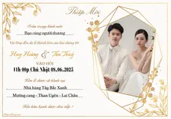 Mẫu thiệp cưới