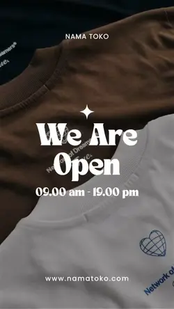 we are open