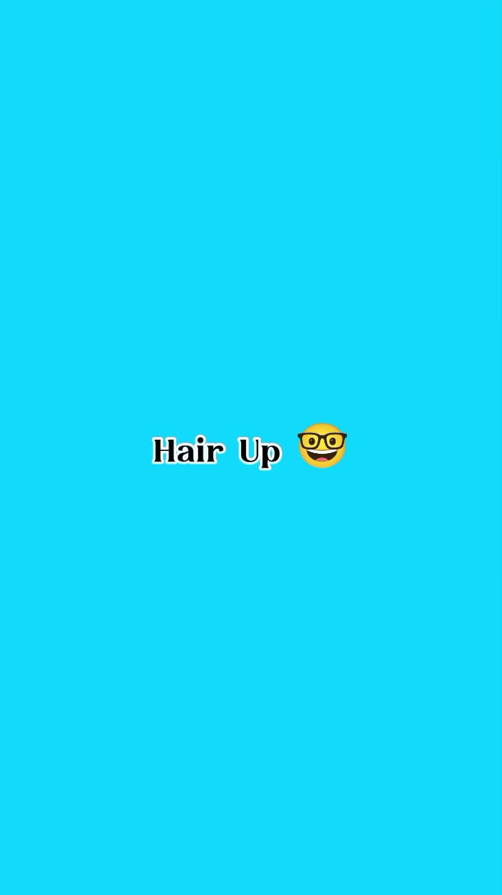 cheveux relevés 