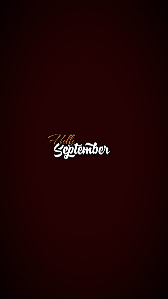 Bonjour septembre