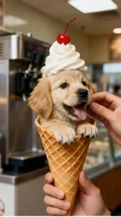 Dog ice cream