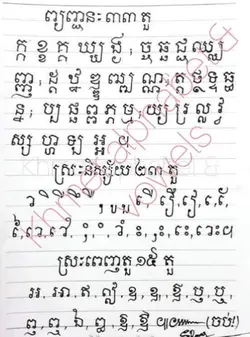 khmer script