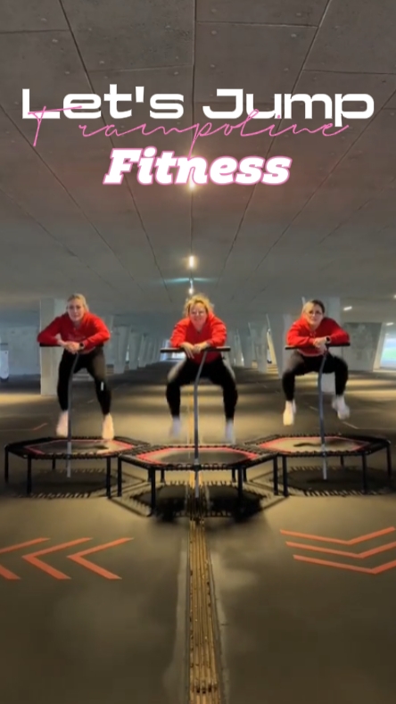 Fitness en trampolín