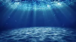 blue underwater