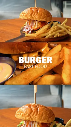 Burger edit food 
