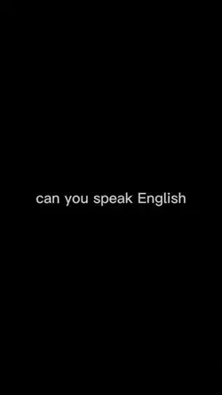 speack English