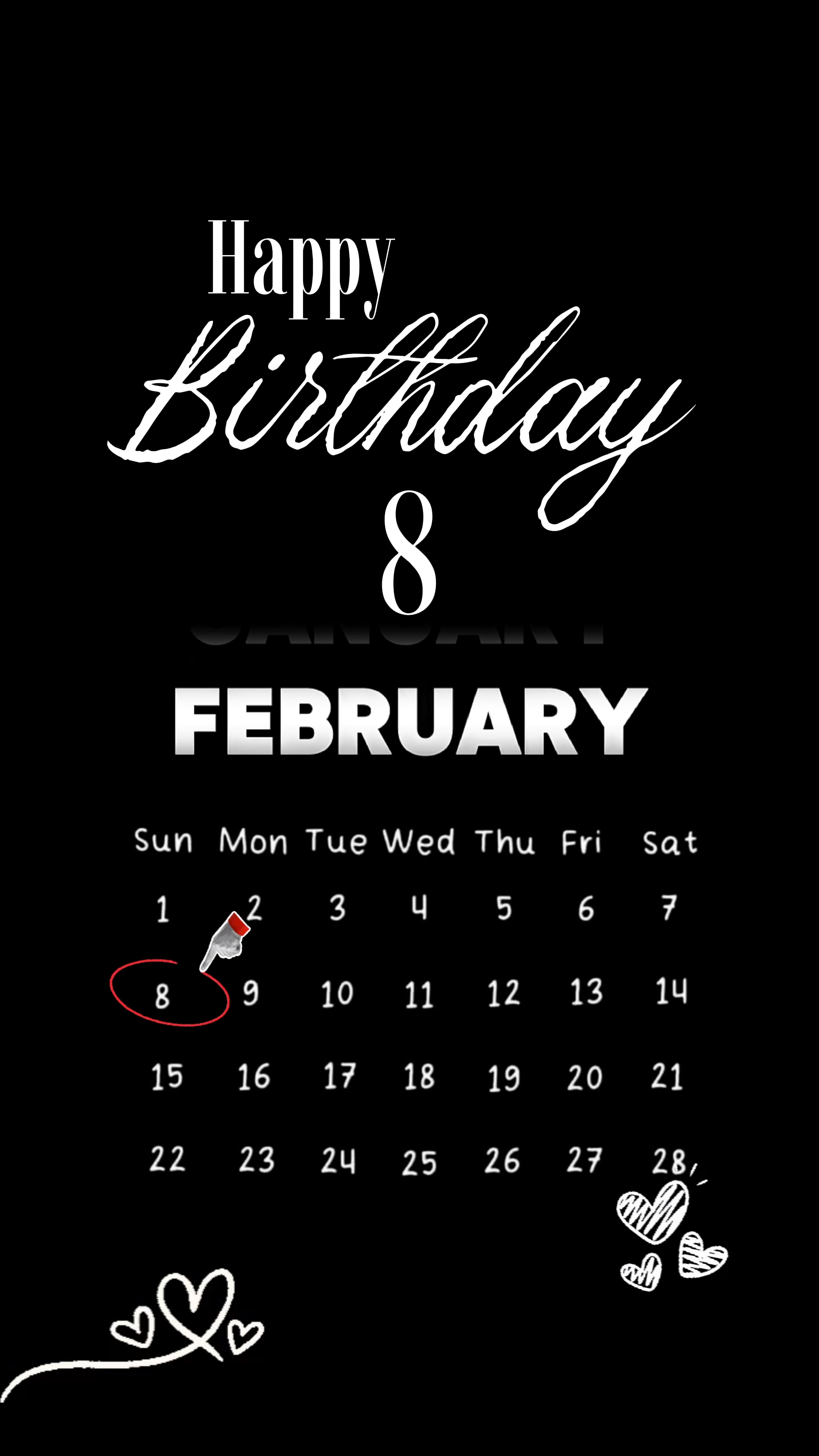 Cumpleaños 8 de febrero 
