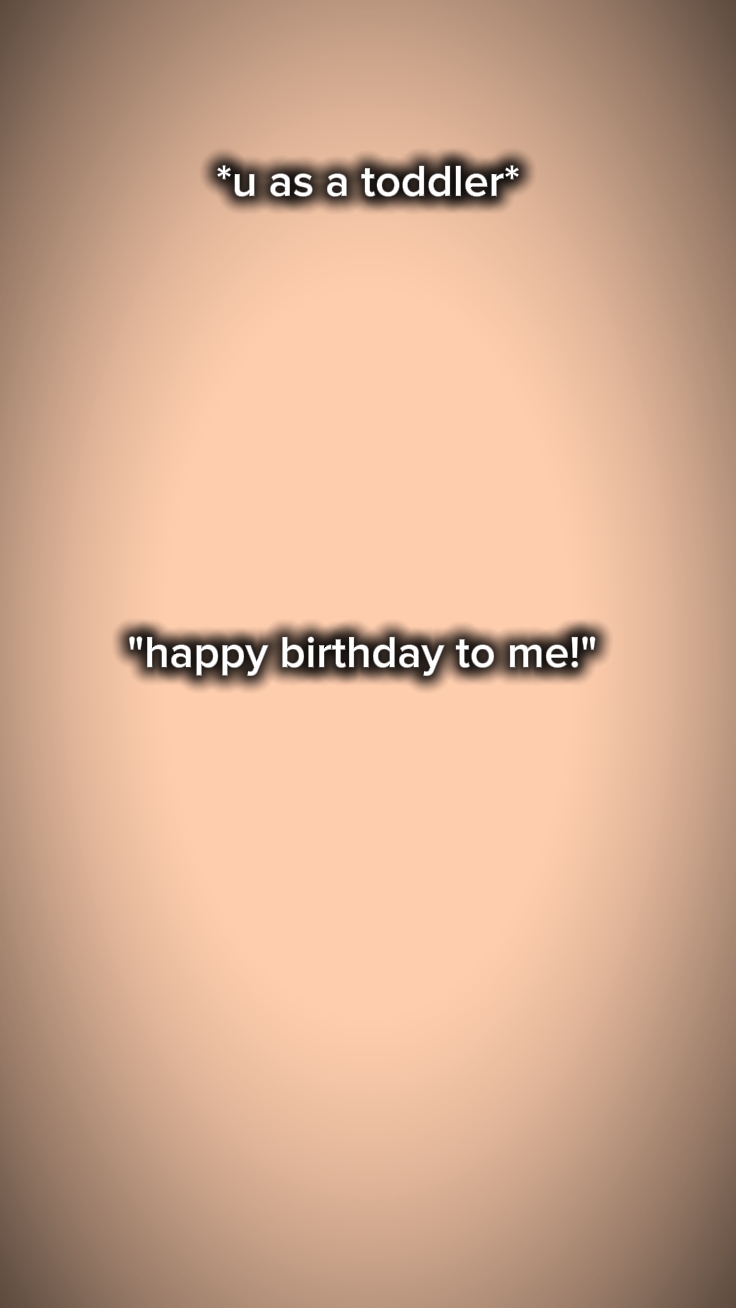 Feliz aniversário para mim