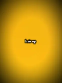 HAIR UP DOEN