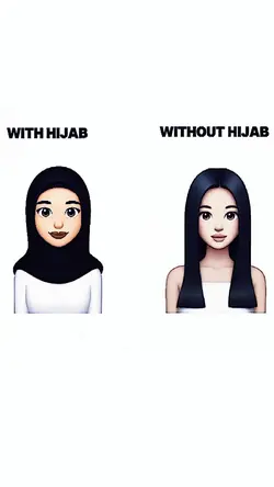 hijab vs no hijab