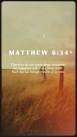 Matthew 6:34 
