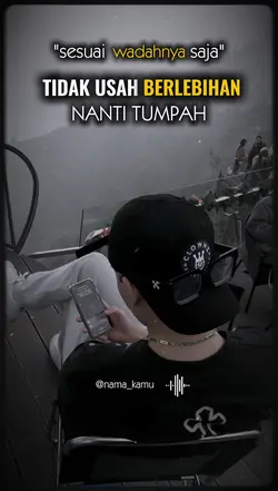 sesuai wadahnya saja