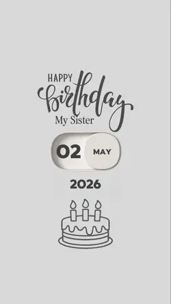 HBD 2 MAY SISTER