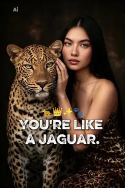 You're like a jaguar